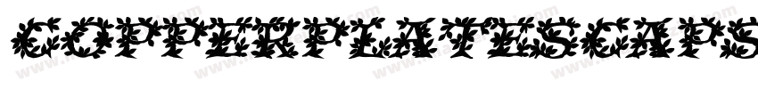 CopperplateSCapsSSi Bold字体转换